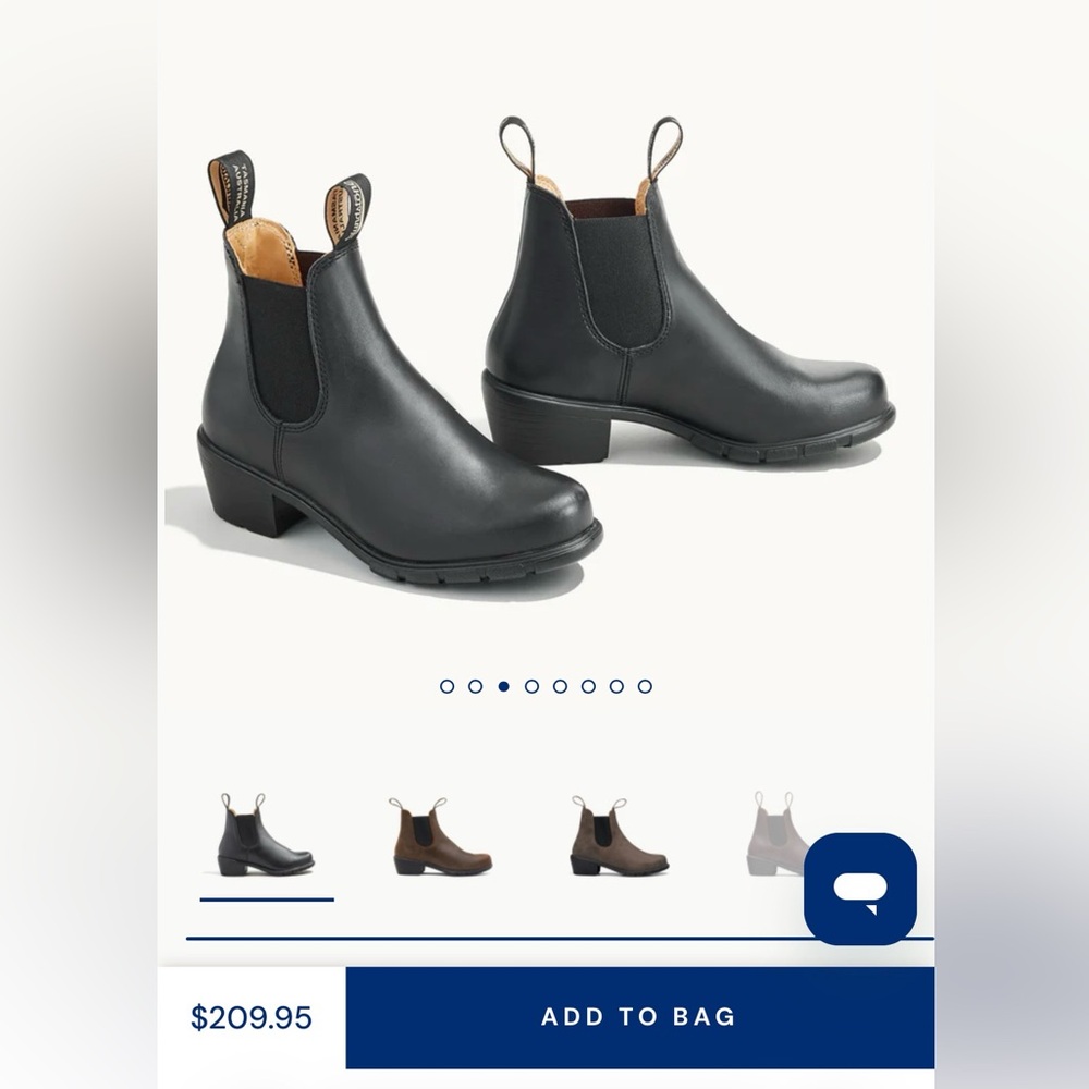 Blundstone Black Chelsea Ankle Boots